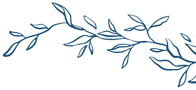 Right floral decoration